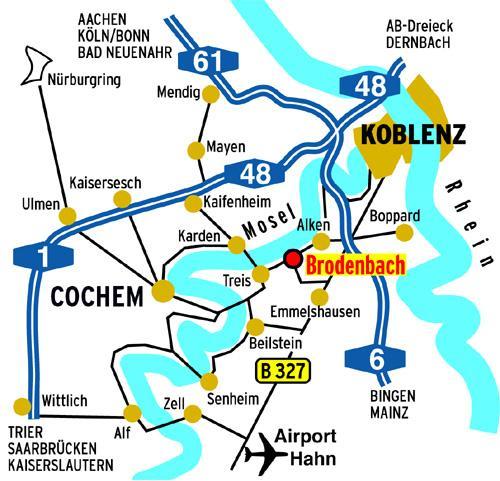 Pension "Haus Am Walde" Brodenbach, Mosel Ngoại thất bức ảnh